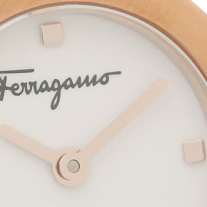 【2年保証】フェラガモ FERRAGAMO 時計 レディース バリナ 22mm クォーツ ホワイト レッド FERRAGAMO SFHT01422 レザー （ホワイト）｜詳細画像