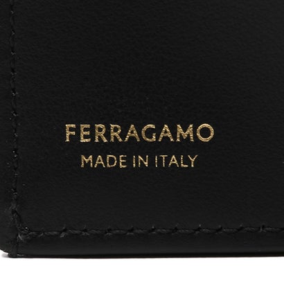 フェラガモ FERRAGAMO 二つ折り財布 ワンダ ブラック レディース FERRAGAMO 220434 760658 （NERO）｜詳細画像