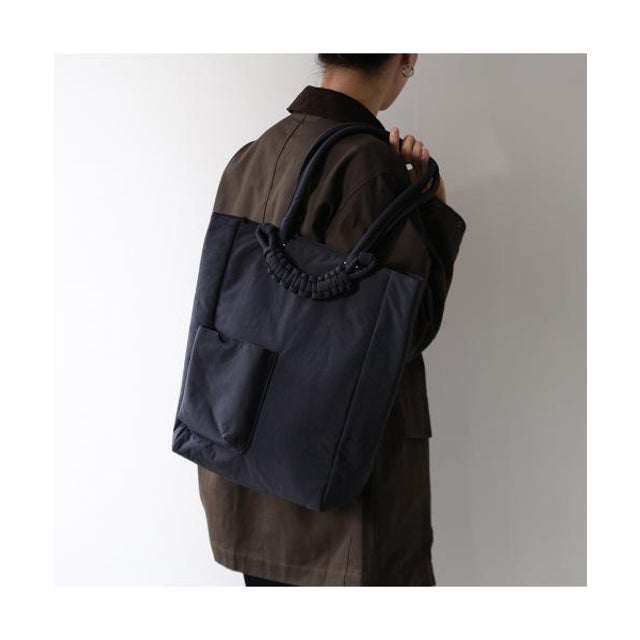 Sagan Vienna バッグ PAZAR BOOK TOTE PLANT DYE NYLON NYP_B （CHARCOAL-BLACK/ブラック）