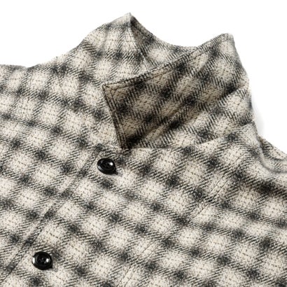 コットン ツイード チェック シャツ ジャケット（Cotton Tweed Check Shirt Jacket） （IVORY CHECK）｜詳細画像