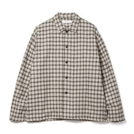 コットン ツイード チェック シャツ ジャケット（Cotton Tweed Check Shirt Jacket） （IVORY CHECK）
