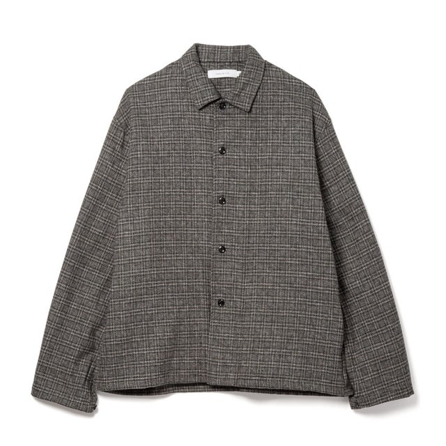 コットン ツイード チェック シャツ ジャケット（Cotton Tweed Check Shirt Jacket） （GRAY CHECK）