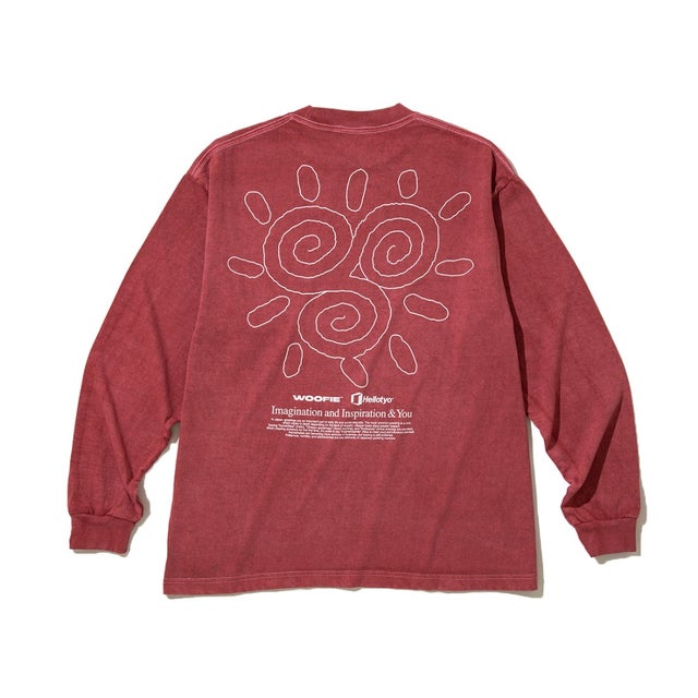 ピグメント ザ ストローク L/S ティー（Pigment The Stroke L/S Tee） （Pigment Brick）