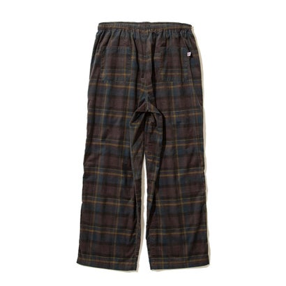 チェック イージーパンツ（Check Easy Pants） （Brown Check）｜詳細画像