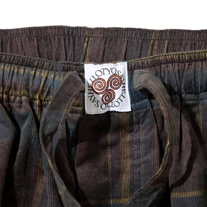チェック イージーパンツ（Check Easy Pants） （Brown Check）｜詳細画像
