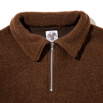 トリップ ウール ハーフジップ（Trip Wool Harf-Zip） （Brown）｜詳細画像