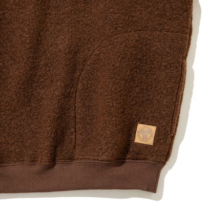 トリップ ウール ハーフジップ（Trip Wool Harf-Zip） （Brown）｜詳細画像