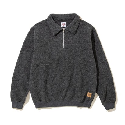 トリップ ウール ハーフジップ（Trip Wool Harf-Zip） （Charcoal）｜詳細画像