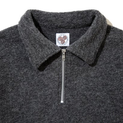 トリップ ウール ハーフジップ（Trip Wool Harf-Zip） （Charcoal）｜詳細画像