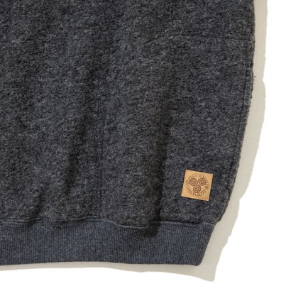 トリップ ウール ハーフジップ（Trip Wool Harf-Zip） （Charcoal）｜詳細画像