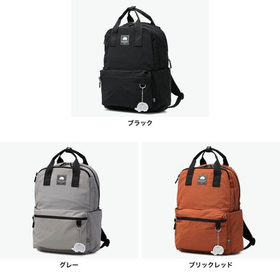 リュック レディース 通学 通勤 軽量 おしゃれ ポケット 多い ナイロン 撥水 PC きれいめ 整理収納アドバイザー監修 オーガナイザーリュック 251-KESF390 （M.グリーン）｜詳細画像