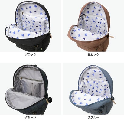 リュック レディース 通学 小さめ 通勤 軽量 軽い A4 デイパック かわいい おしゃれ きれいめ 10周年記念 キルティングリュック 251-KESF392 （ブラック）｜詳細画像
