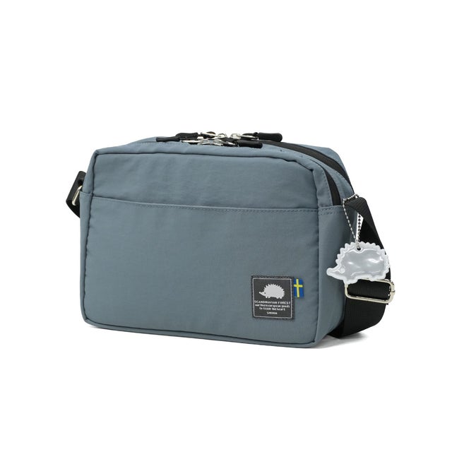 ショルダーバッグ レディース ナイロン 小さめ 旅行 斜めがけ 軽量 ミニショルダー 撥水 整理収納アドバイザー監修 オーガナイザーショルダーバッグ 251-KESF386 （D.ブルー）