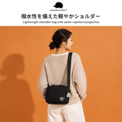 ショルダーバッグ レディース ナイロン 小さめ 旅行 斜めがけ 軽量 ミニショルダー 撥水 整理収納アドバイザー監修 オーガナイザーショルダーバッグ 251-KESF386 （ブリックレッド）｜詳細画像