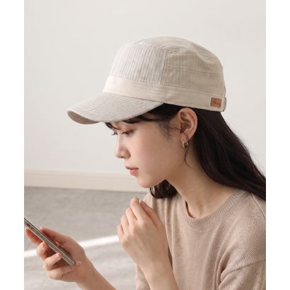 異素材使い ワークキャップ （L.BE）｜詳細画像