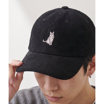 動物刺繍入りキャップ （BK）｜詳細画像