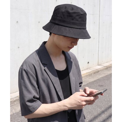 レーヨン混 シンプルバケットハット （BK）｜詳細画像