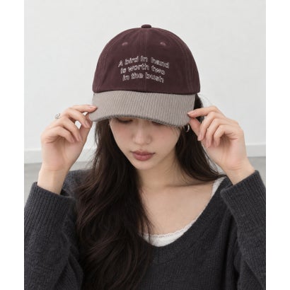センスオブグレース SENSE OF GRACE 3段刺繍入り ロングバイザーキャップ （PP）｜詳細画像