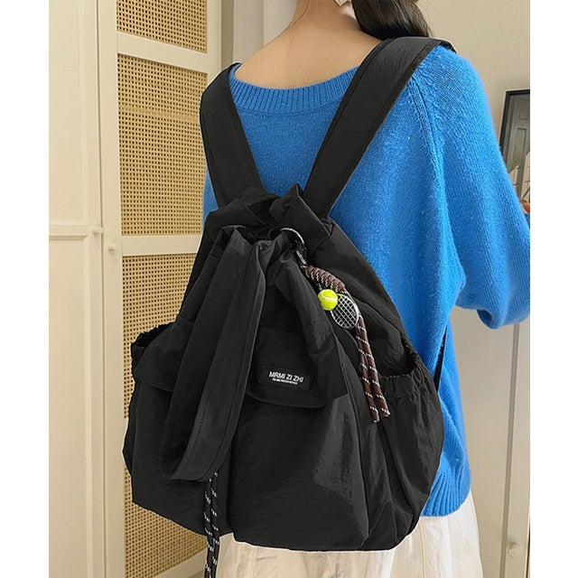ナイロン2WAYショルダーバッグ バックパック SCCH （ブラック）