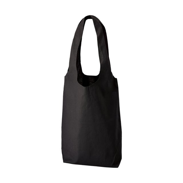 厚手コットンショルダーハンドルトート（L） TR-1338 TRW （ブラック）