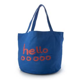 Color Logo Canvas Tote Bag/カラーロゴ キャンバス トートバッグ 【韓国デザイン】 NEO （ブルー）