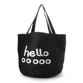 Color Logo Canvas Tote Bag/カラーロゴ キャンバス トートバッグ 【韓国デザイン】 NEO （ブラック）