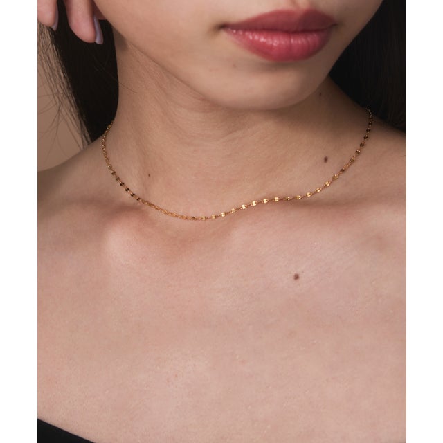 Petal chain necklace ペタルチェーンネックレス NKS （ゴールド）