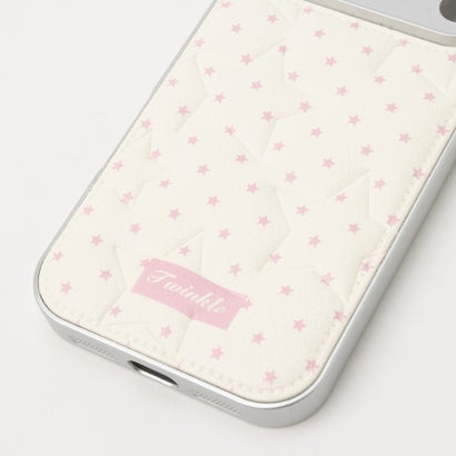 星型エンボスPUレザーiPhoneケース SCCH （WHT）｜詳細画像