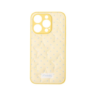 星型エンボスPUレザーiPhoneケース SCCH （YLW）｜詳細画像