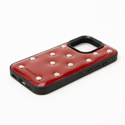 ショルダー＋ハンドストラップ付き スタッドiPhoneケース SCCH （RED）｜詳細画像