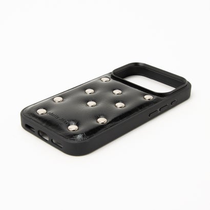 ショルダー＋ハンドストラップ付き スタッドiPhoneケース SCCH （BLK）｜詳細画像