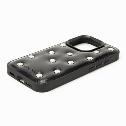 ショルダー＋ハンドストラップ付き スタッドiPhoneケース SCCH （BLK）｜詳細画像