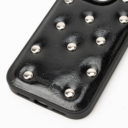 ショルダー＋ハンドストラップ付き スタッドiPhoneケース SCCH （BLK）｜詳細画像