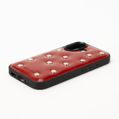 ショルダー＋ハンドストラップ付き スタッドiPhoneケース SCCH （RED）｜詳細画像
