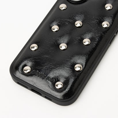 ショルダー＋ハンドストラップ付き スタッドiPhoneケース SCCH （BLK）｜詳細画像