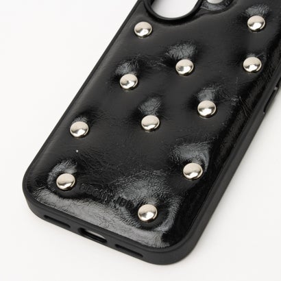ショルダー＋ハンドストラップ付き スタッドiPhoneケース SCCH （BLK）｜詳細画像