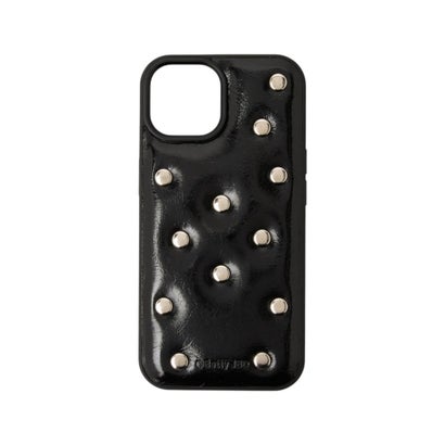 ショルダー＋ハンドストラップ付き スタッドiPhoneケース SCCH （BLK）｜詳細画像