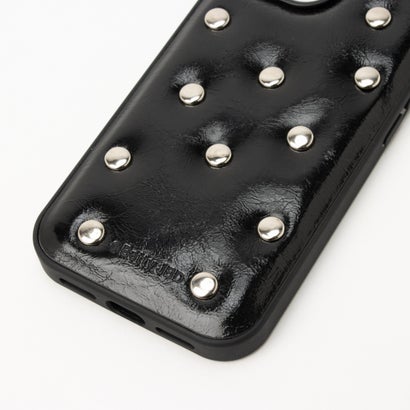 ショルダー＋ハンドストラップ付き スタッドiPhoneケース SCCH （BLK）｜詳細画像