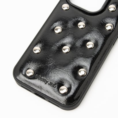 ショルダー＋ハンドストラップ付き スタッドiPhoneケース SCCH （BLK）｜詳細画像