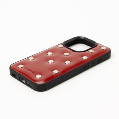 ショルダー＋ハンドストラップ付き スタッドiPhoneケース SCCH （RED）｜詳細画像
