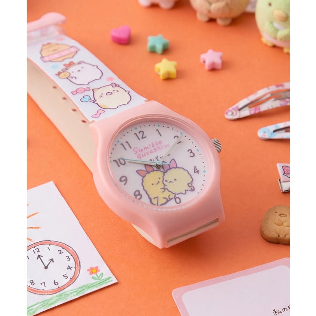 すみっこぐらしファッションウォッチ デザインベルト 子ども用/キッズ CX2C0008 SUN （ライトブルー）