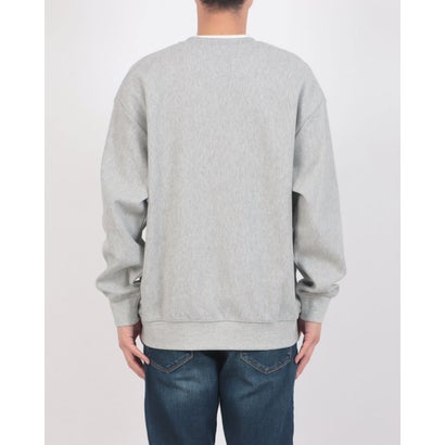 Fake Layered Waffle Sweatshirt / フェイクレイヤードワッフルスウェット SNF （グレー）｜詳細画像