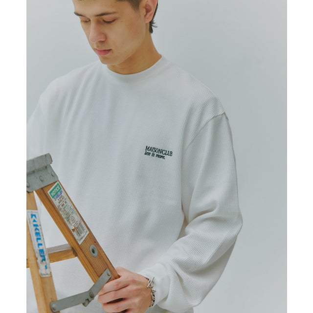Thermal Crewneck Sweater Tee KKP/ サーマルクルーネックスウェット （ホワイト）