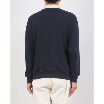 セットアップセブン SETUP7 Tennis Club Collar Sweat / テニスクラブ カラー スウェット 【韓国デザイン】 NEO （ネイビー）｜詳細画像