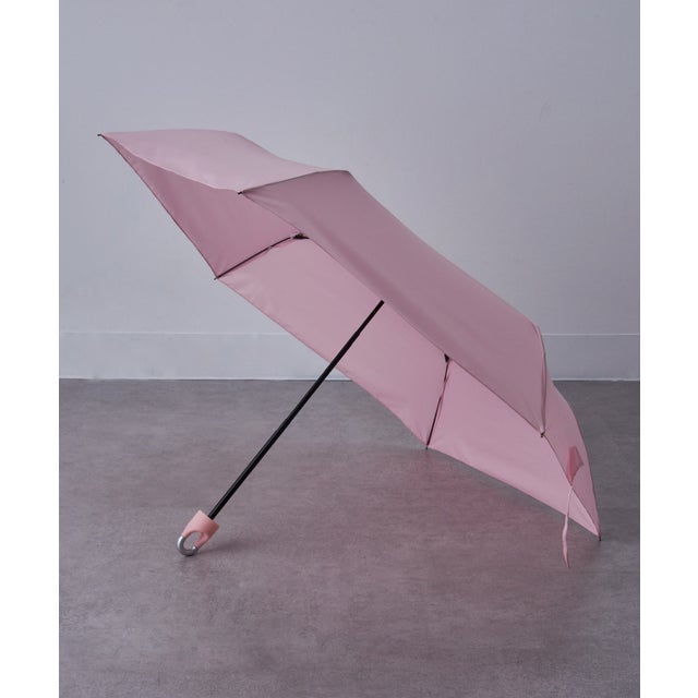 カラビナ付き折り畳み傘 55cm NT （ピンク）