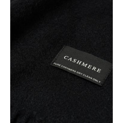UNISEX カシミヤ バイカラー マフラー 21011/22013 CLIR （ブラック）｜詳細画像