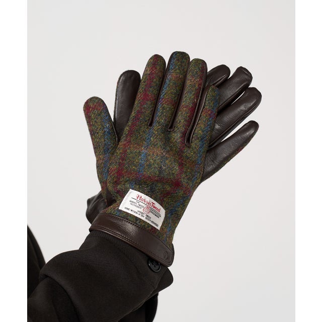 【iTouch Gloves】ハリスツイード タッチパネル対応グローブ （ブラウン系その他2）