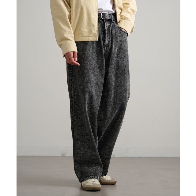 GH5S013D DENIM BAGGY PANTS （ブラック系その他2）