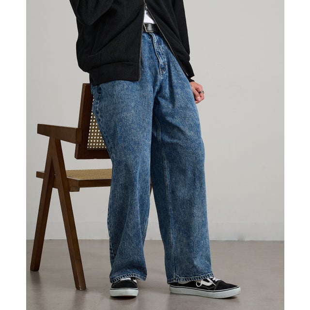 GH5S013D DENIM BAGGY PANTS （ブルー系その他）