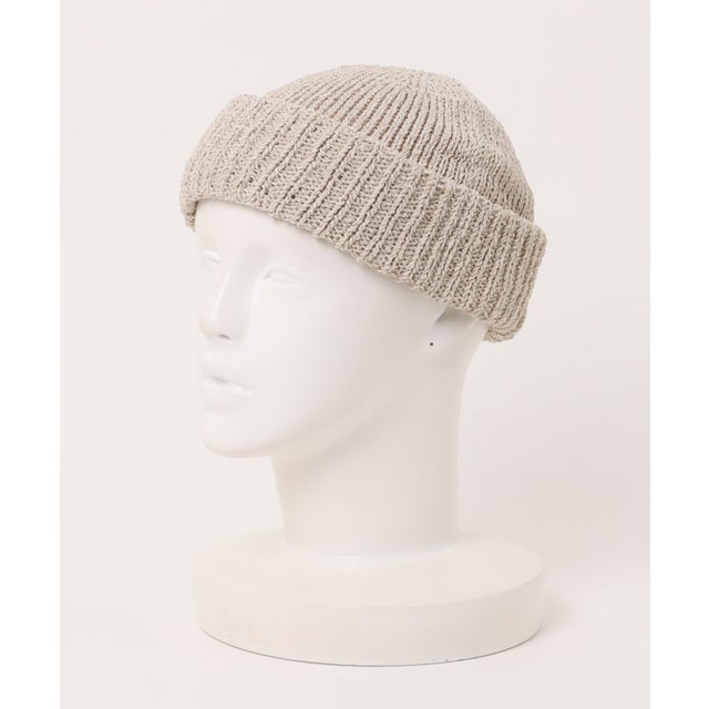 Roll Knit Cap RL-18-935 （ライトベージュ）